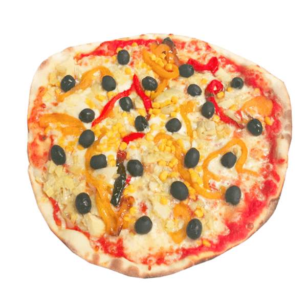 Pizza colorata