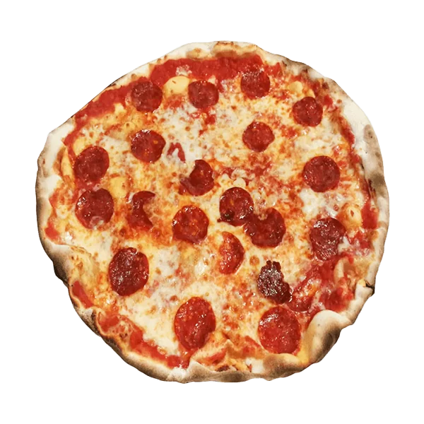Pizza con salame piccante