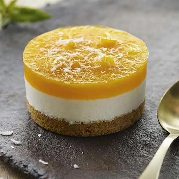 Cheesecake mango e cocco